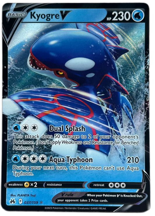 Kyogre V #37 Crown Zenith