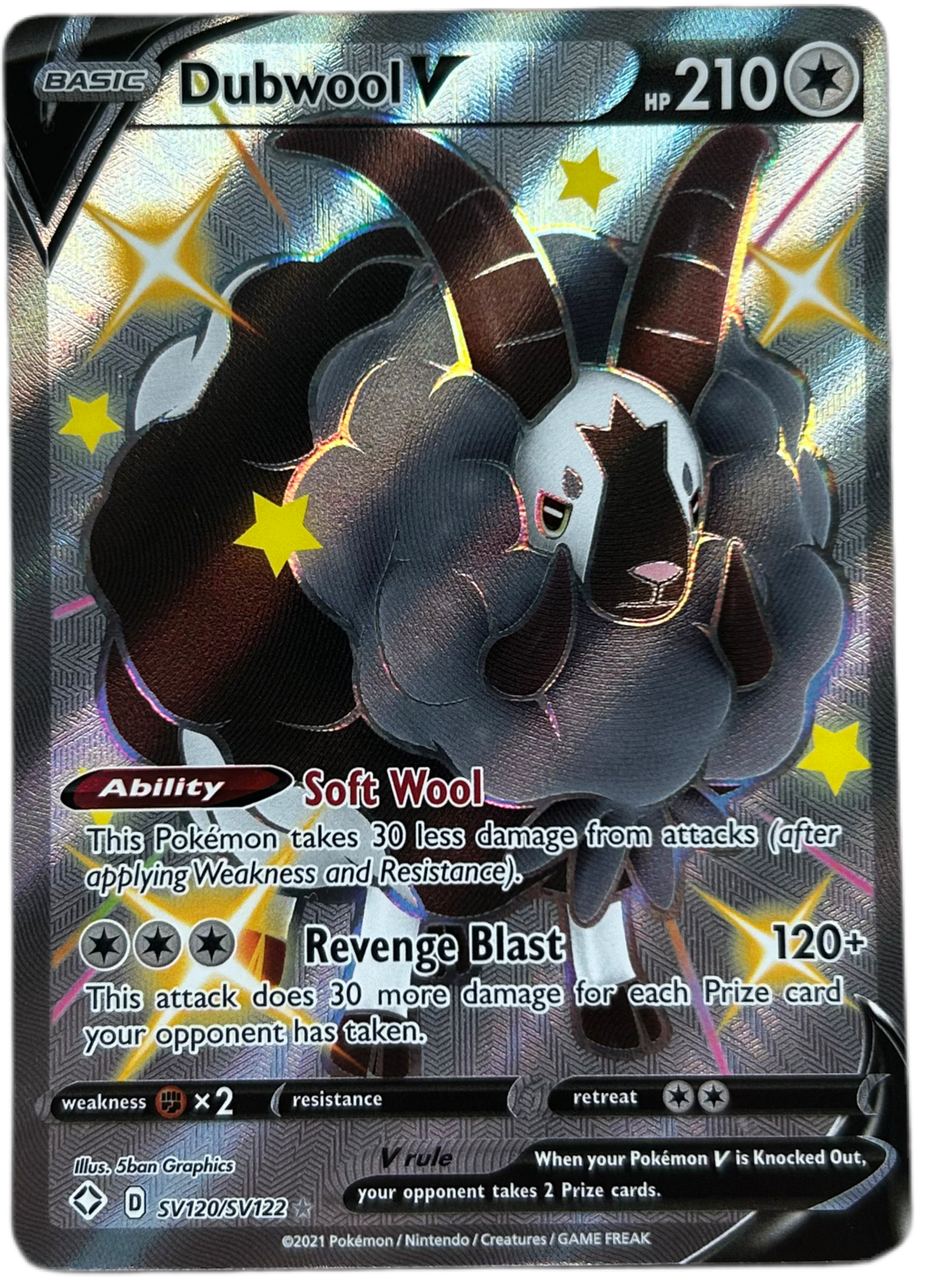 Dubwool V #SV120 Shining Fates