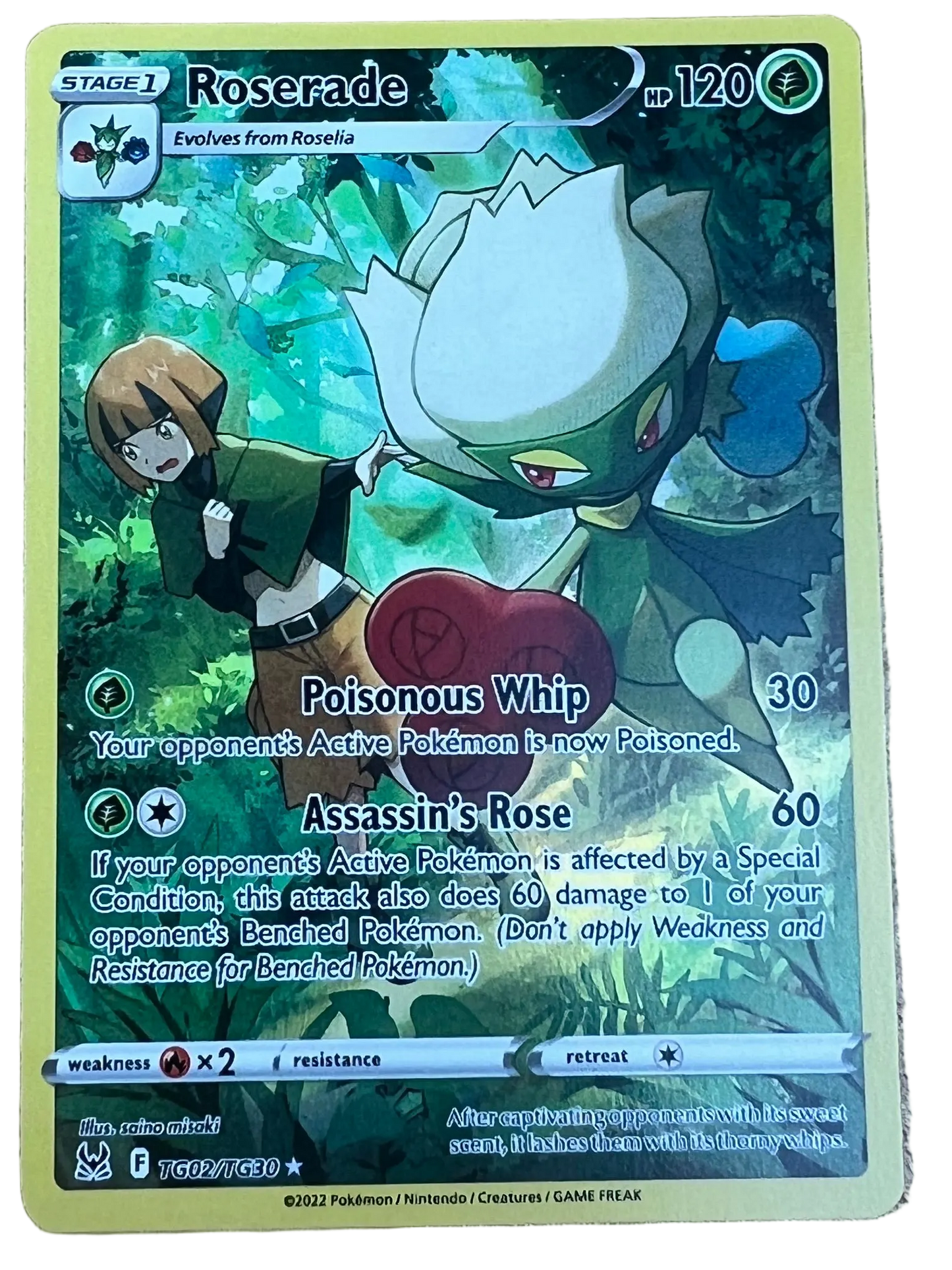 Roserade #TG02 Lost Origin