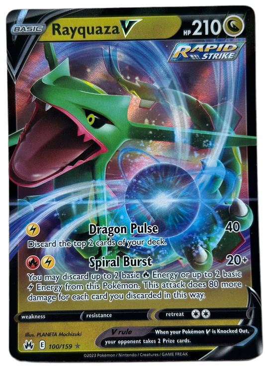 Rayquaza V #100 Crown Zenith