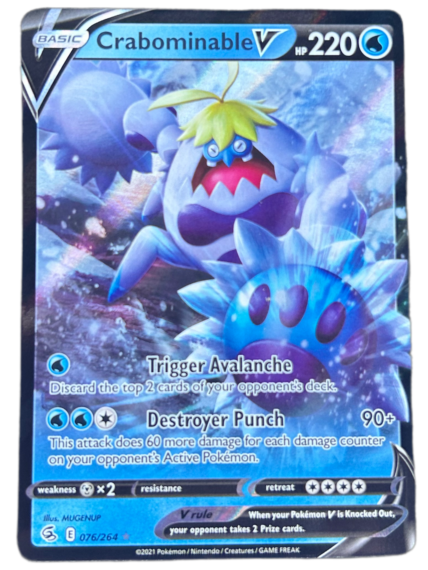 Crabominable V #76 Fusion Strike