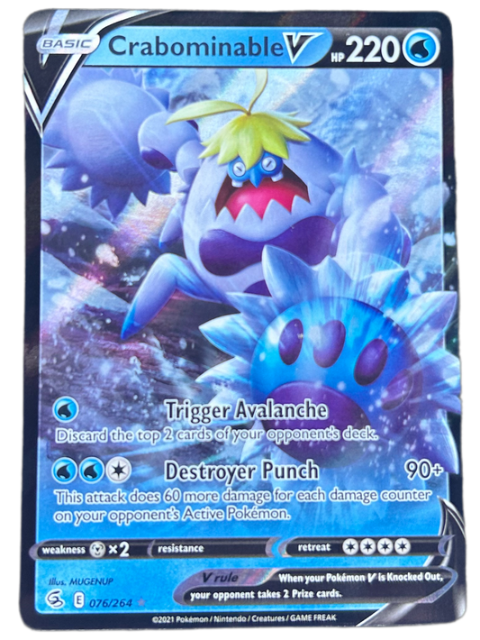 Crabominable V #76 Fusion Strike