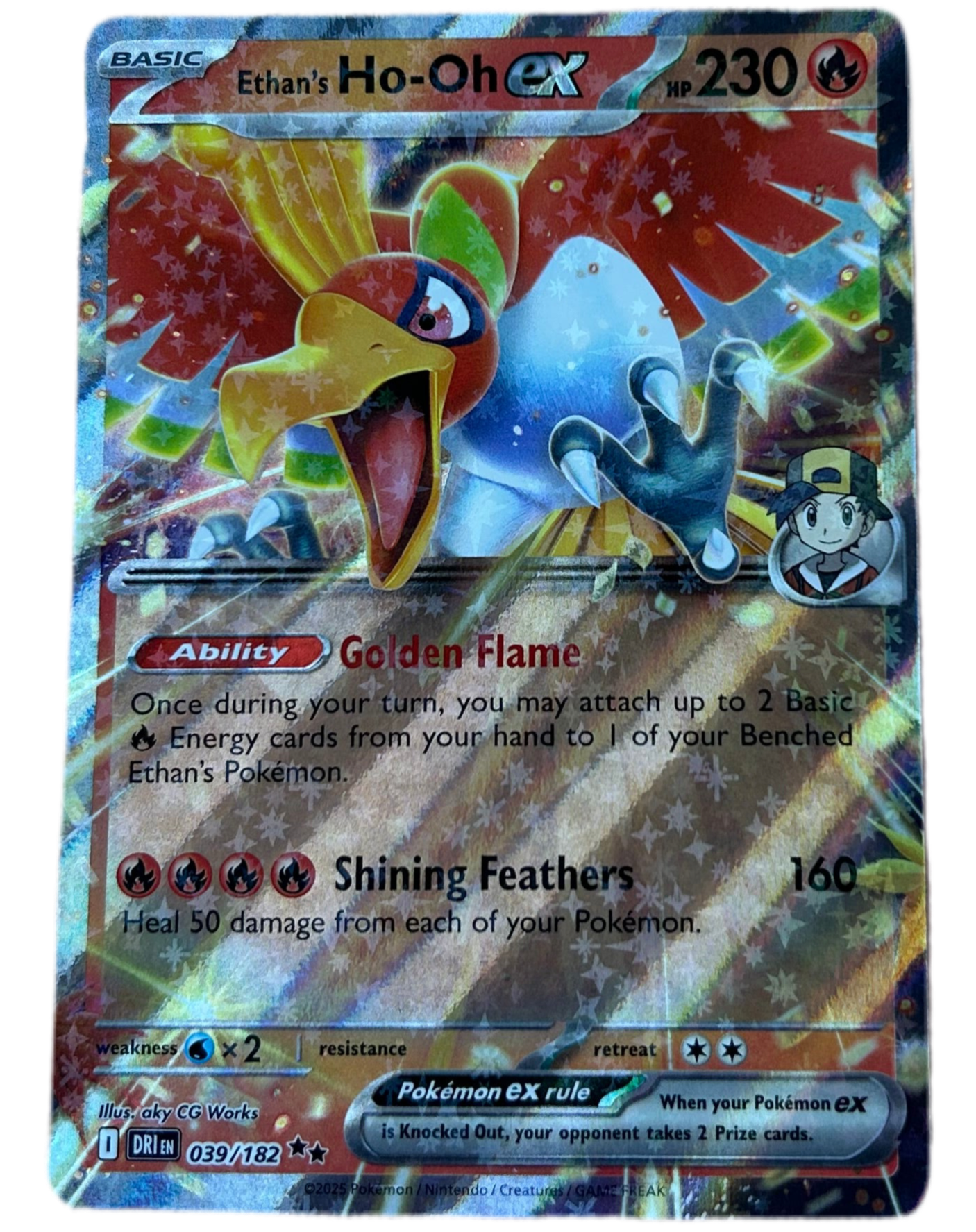 Ethan's Ho-Oh Ex #39 Destined Rivals