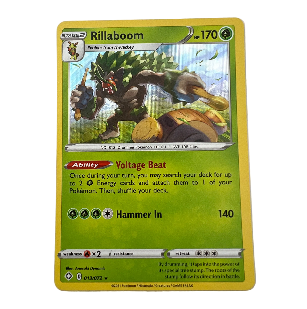 Rillaboom #13 [Holo] Shining Fates