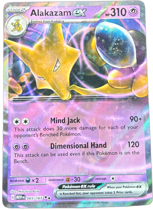 Alakazam Ex #65 Scarlet & Violet 151.