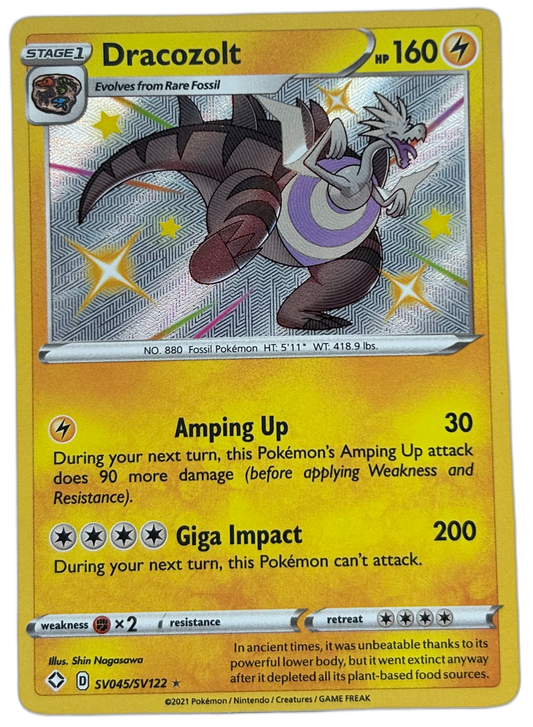 Dracozolt #SV045 Shining Fates