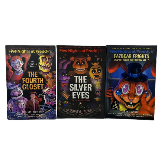 Five Nights at Freddy’s 3 Book Bundle Graphic Novels Silver Eyes