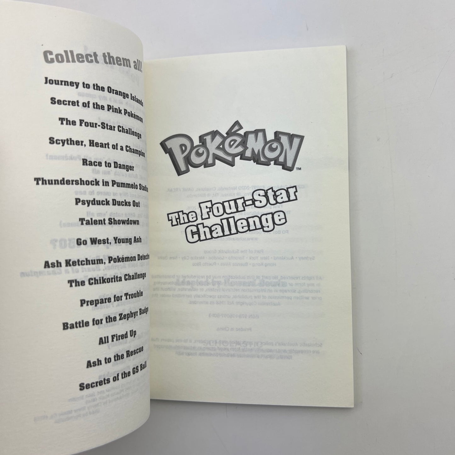 Pokémon The Four Star Challenge Paperback Book 2020 Howard Dewin