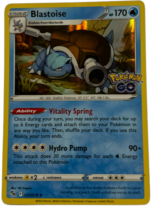 Blastoise [Holo] #17 Pokemon Go
