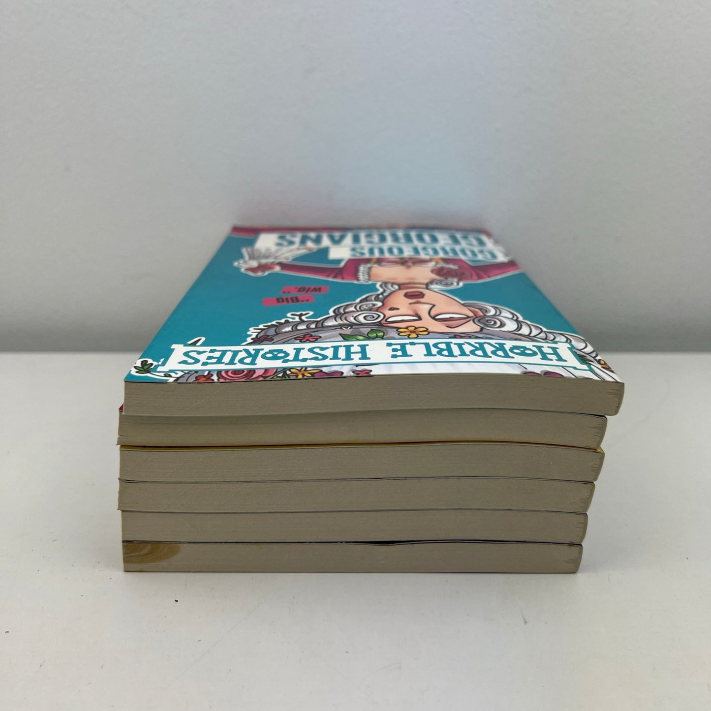 Horrible Histories 6 Book Bundle Terry Deary Scholastic Paperback Collection