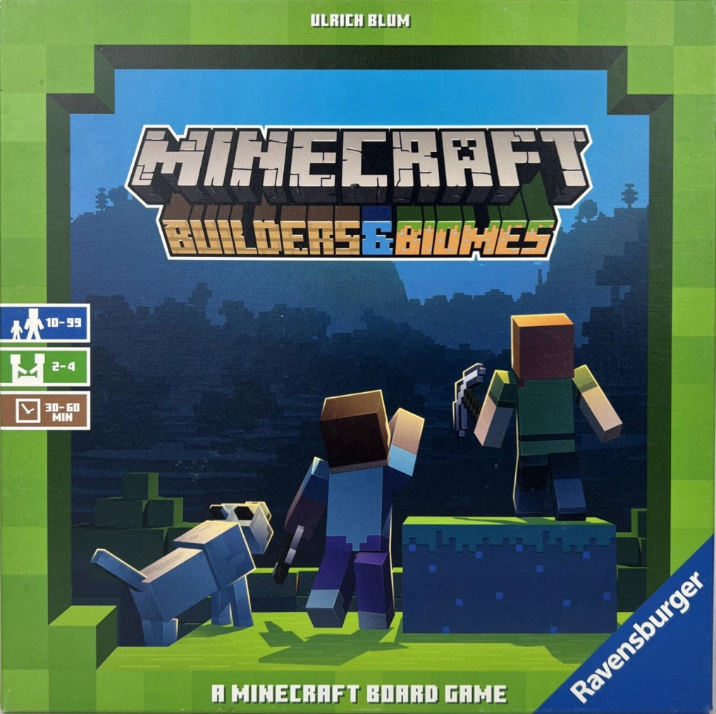 Minecraft Builders & Biomes Board Game Farmer’s Market Expansion Ravensburger