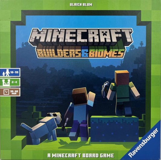 Minecraft Builders & Biomes Board Game Farmer’s Market Expansion Ravensburger