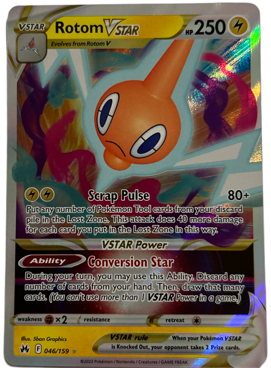 Rotom VSTAR #46 Crown Zenith