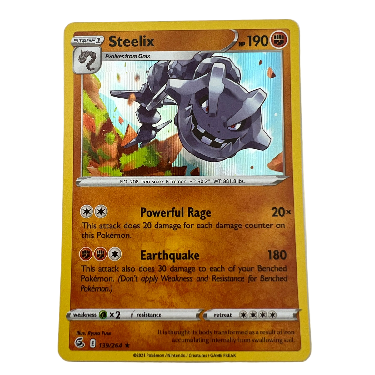 Steelix [Holo] #139 Fusion Strike