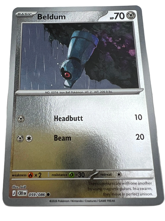 Beldum [Reverse Holo] #59 Chaos Rising