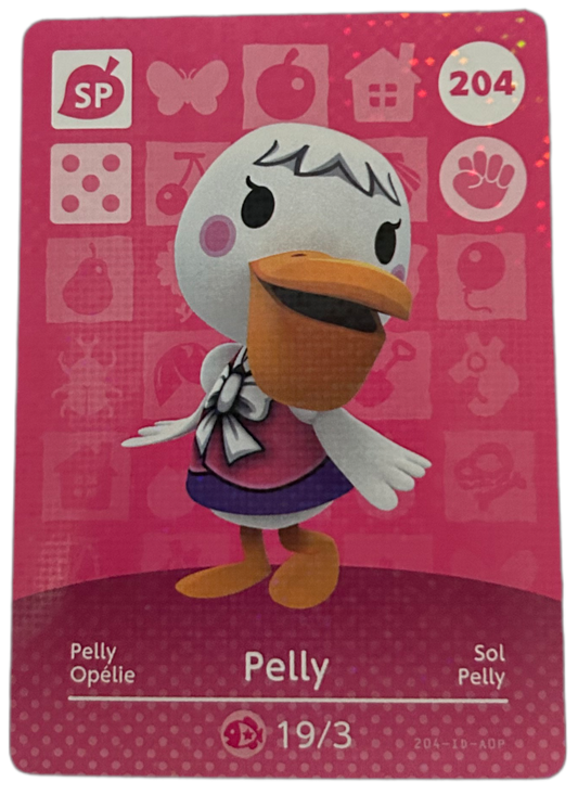 Pelly 204 Animal Crossing Amiibo Card
