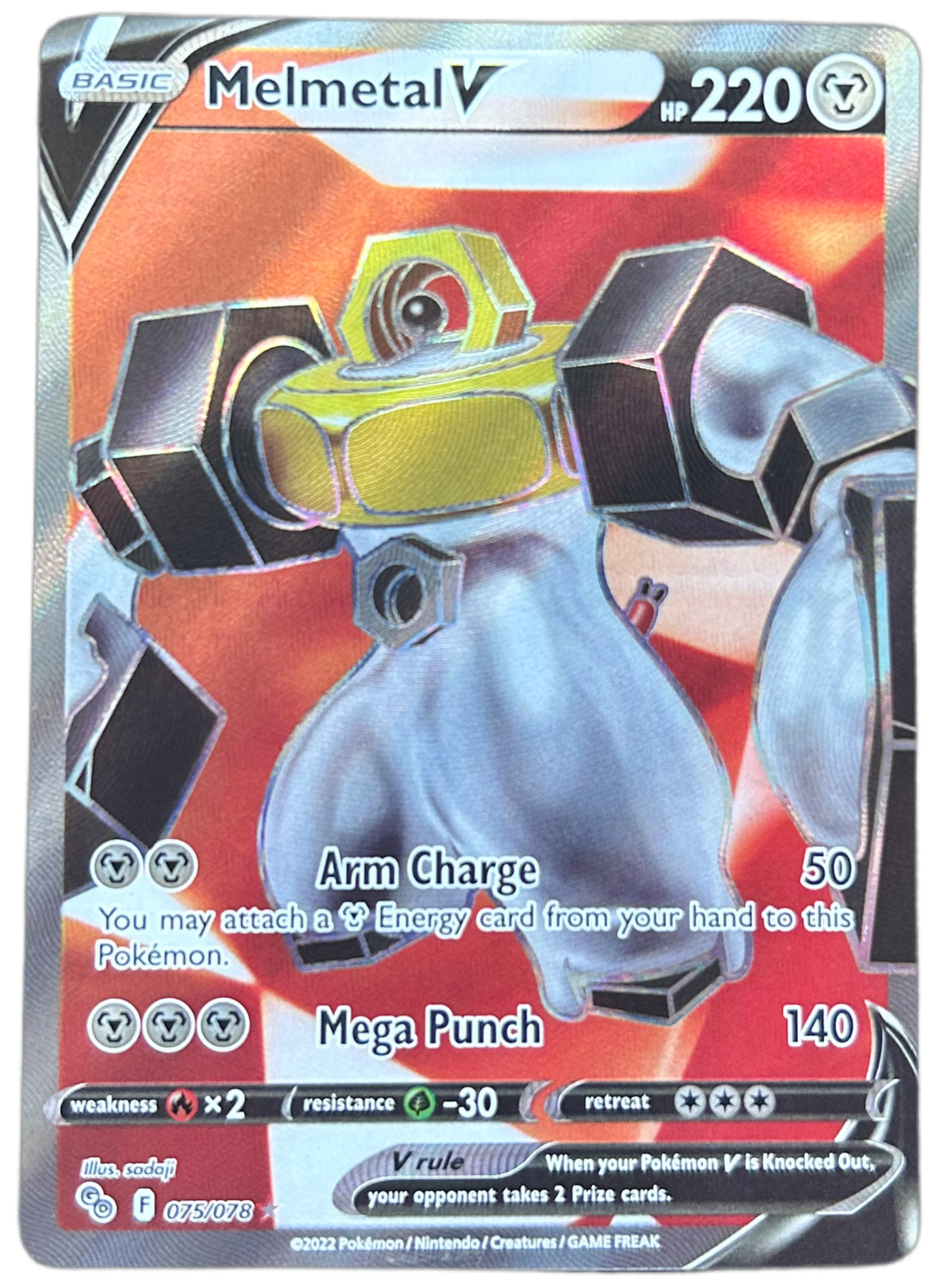 Melmetal V #75 Pokemon Go