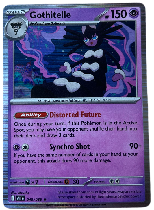 Gothitelle #43 Holo White Flare