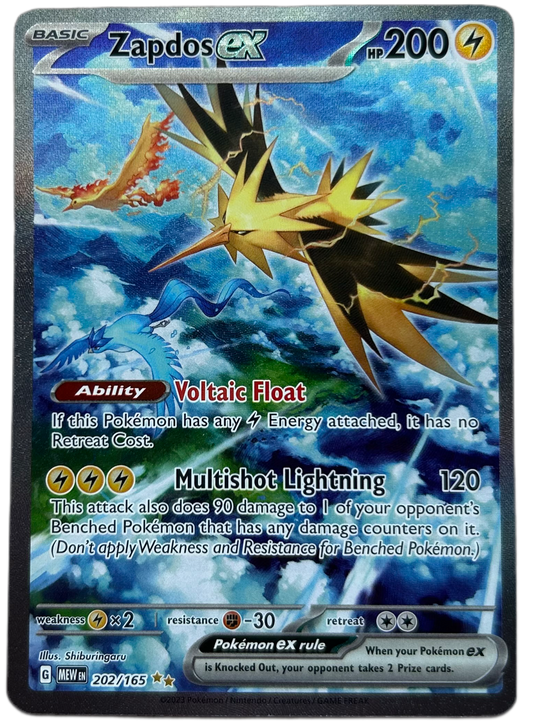 Zapdos Ex #202 Scarlet & Violet 151