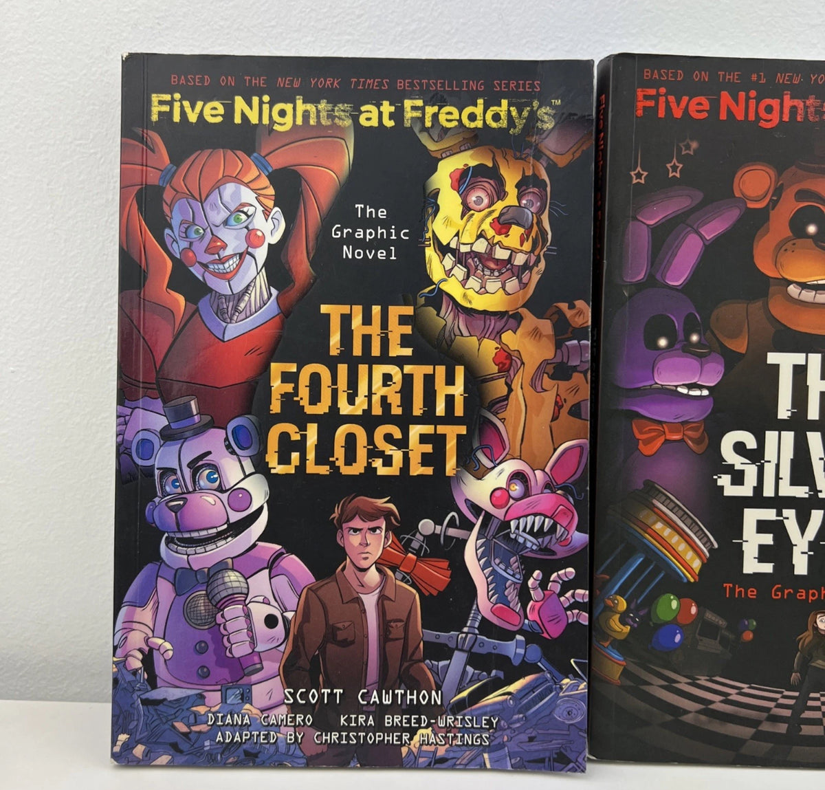 Five Nights at Freddy’s 3 Book Bundle Graphic Novels Silver Eyes