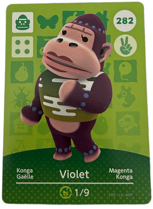 Violet 282 Animal Crossing Amiibo Card Series 3
