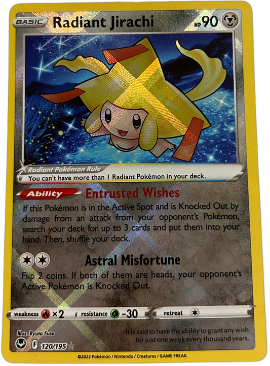 Radiant Jirachi #120 Holo Silver Tempest