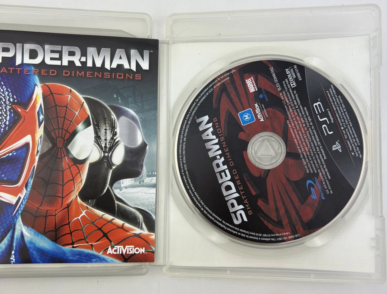 Spider-Man Shattered Dimensions PS3 Game - Complete With Manual (Preowned)