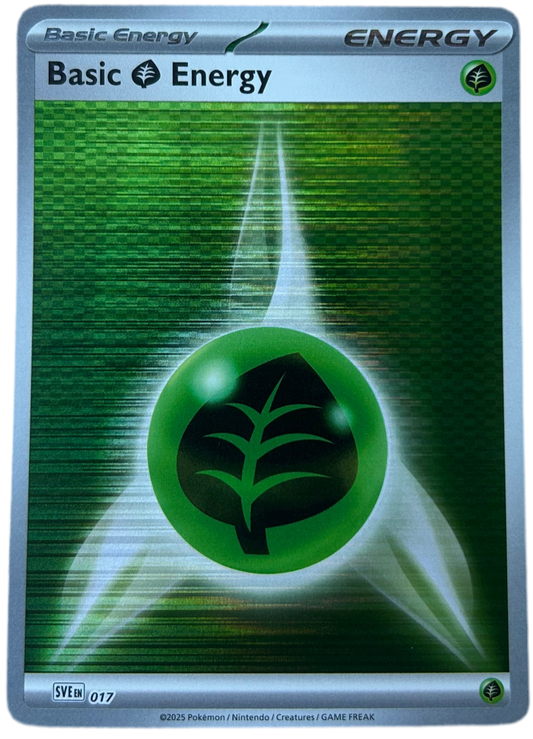 Basic Grass Energy [Holo] #17 Scarlet & Violet Energy