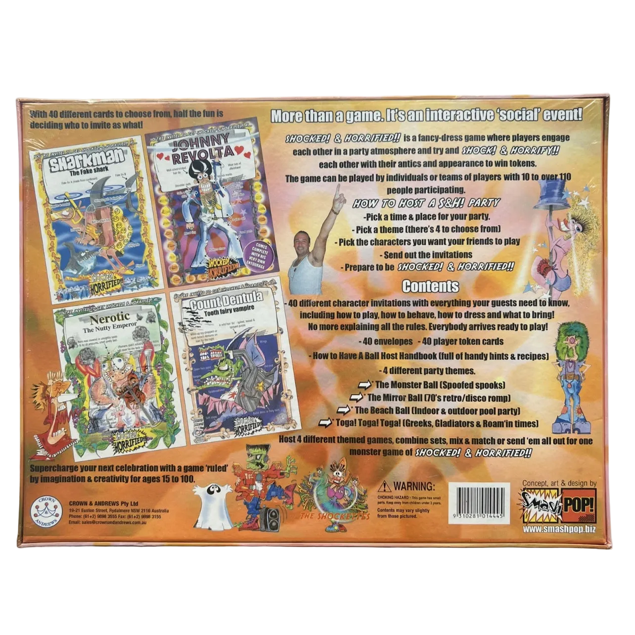 Shocked! & Horrified!! – Interactive Social Event Party Board Game