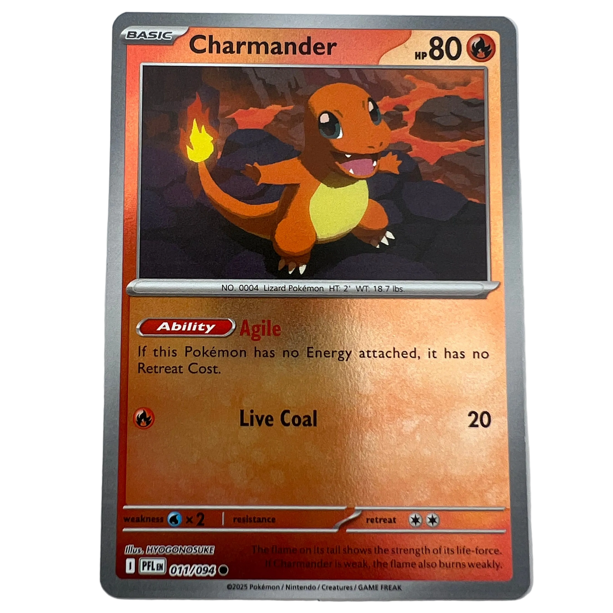Charmander [Reverse Holo] #11 Phantasmal Flames