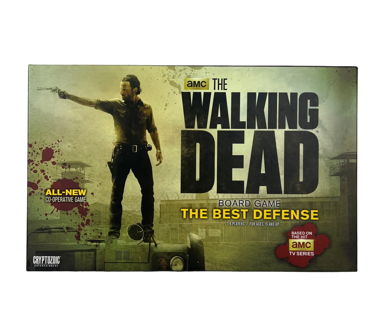 The Walking Dead Board Game The Best Defense AMC Open Box Never Played