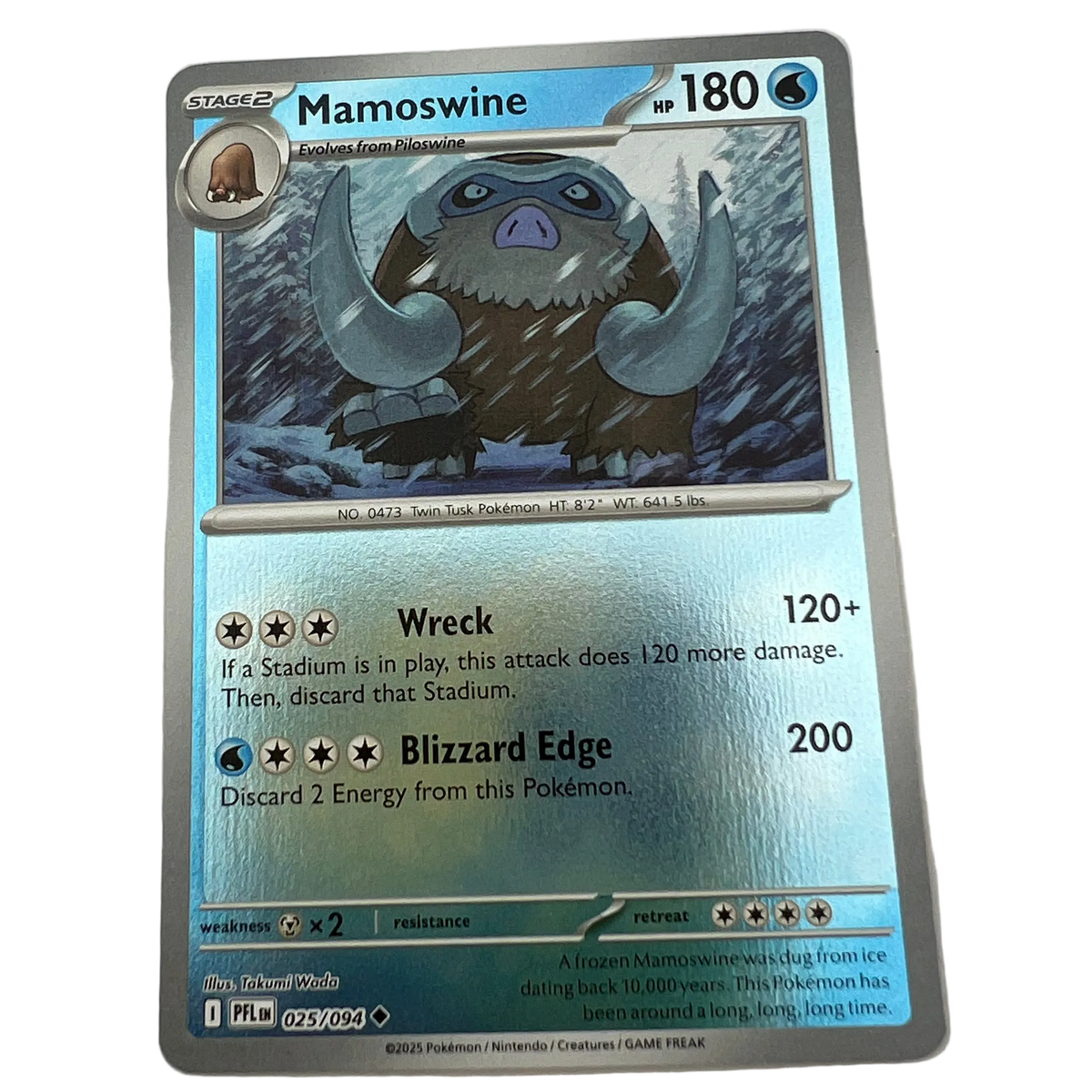 Mamoswine [Reverse Holo] #25 Phantasmal Flames