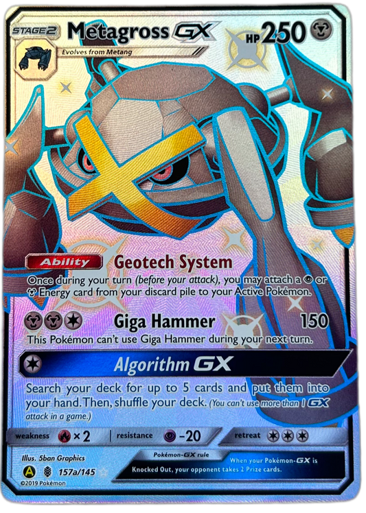 Metagross GX #157a Hidden Fates
