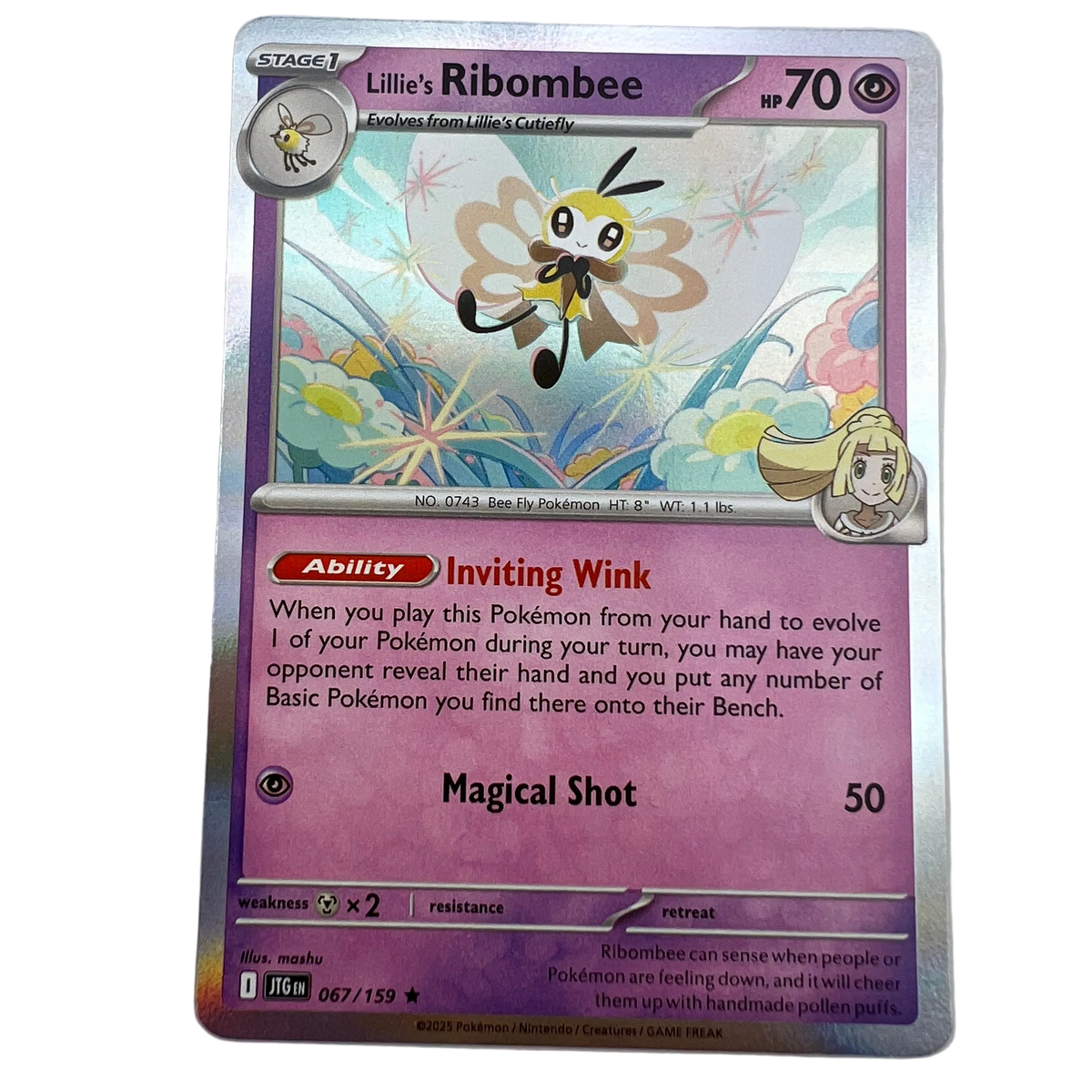 Lillie's Ribombee #67 Journey Together [Holo]