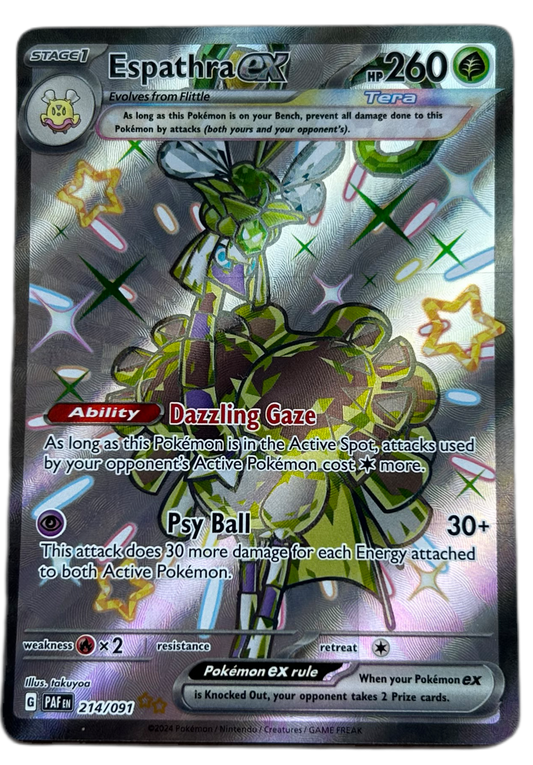 Espathra Ex #214 Paldean Fates.