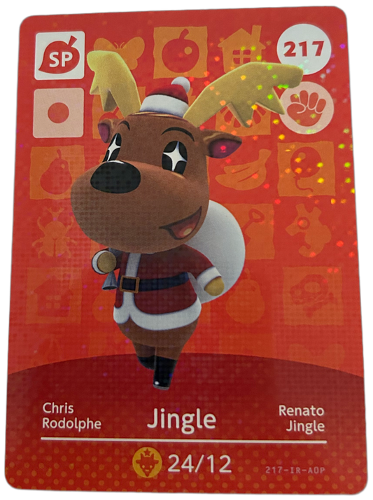 Jingle 217 Animal Crossing Amiibo Card Series 3