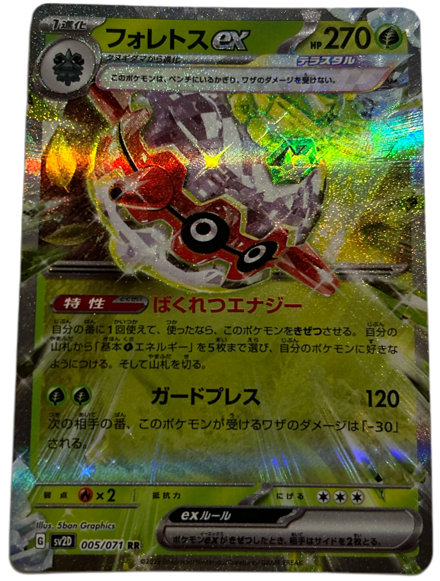 Forretress Ex #5 Japanese Clay Burst