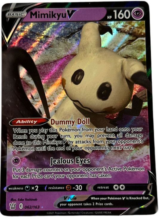 Mimikyu V #62 Battle Styles