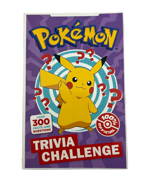 Pokémon Trivia Challenge The Ultimate Quiz Paperback Book Pokémon