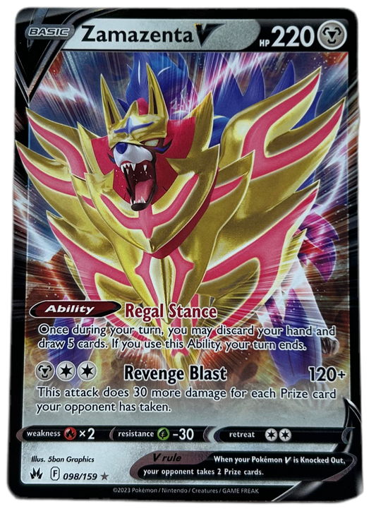 Zamazenta V #98 Crown Zenith