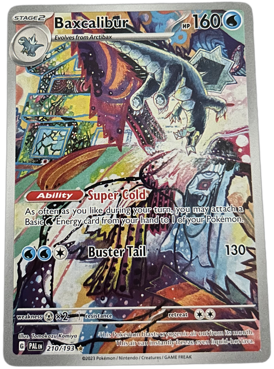 Baxcalibur 210/193 - Paldea Evolved PAL Illustration Rare IR Holo Pokémon