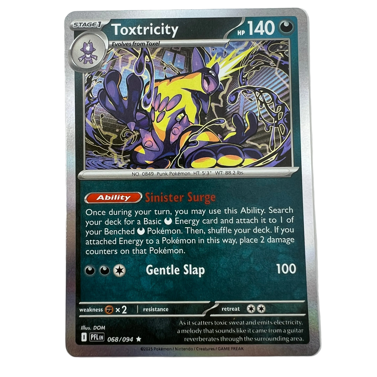 Toxtricity [Holo] #68 Phantasmal Flames