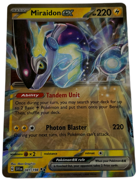 Miraidon Ex #81 Scarlet & Violet