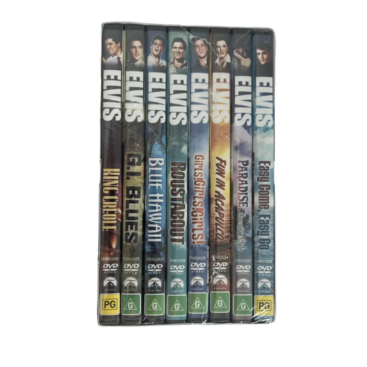 Lights Camera Elvis 8 Classic Film Collection Collector's DVD Set New & Sealed