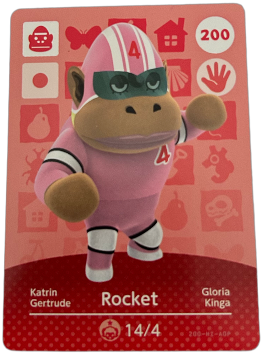 Rocket 200 Animal Crossing Amiibo Card Series 2