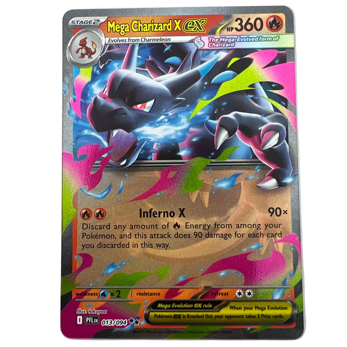 Mega Charizard X Ex #13 Phantasmal Flames