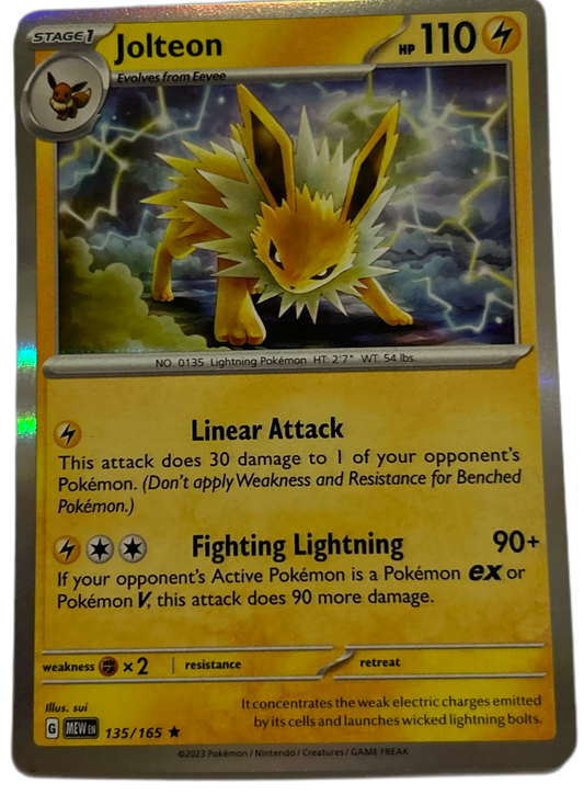 Jolteon [Holo] #135 Scarlet & Violet 151
