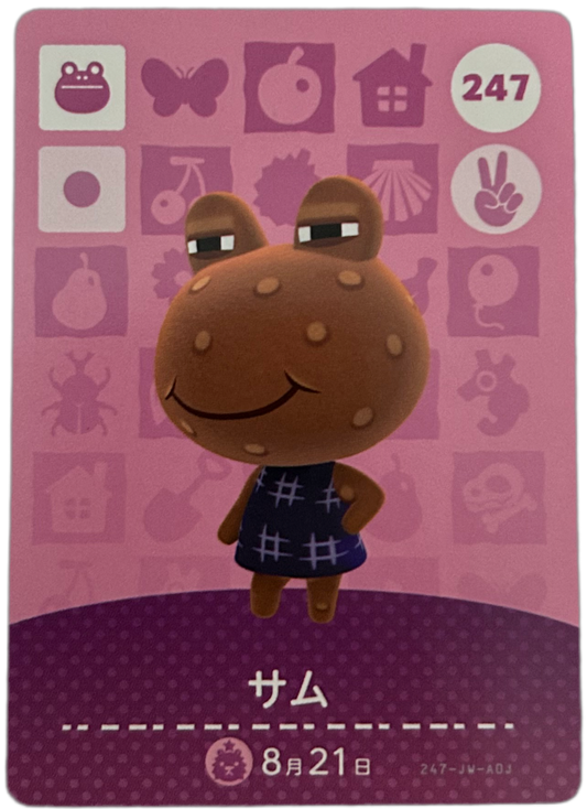 Wart Jr 247 Japanese Animal Crossing Amiibo Card Series 3