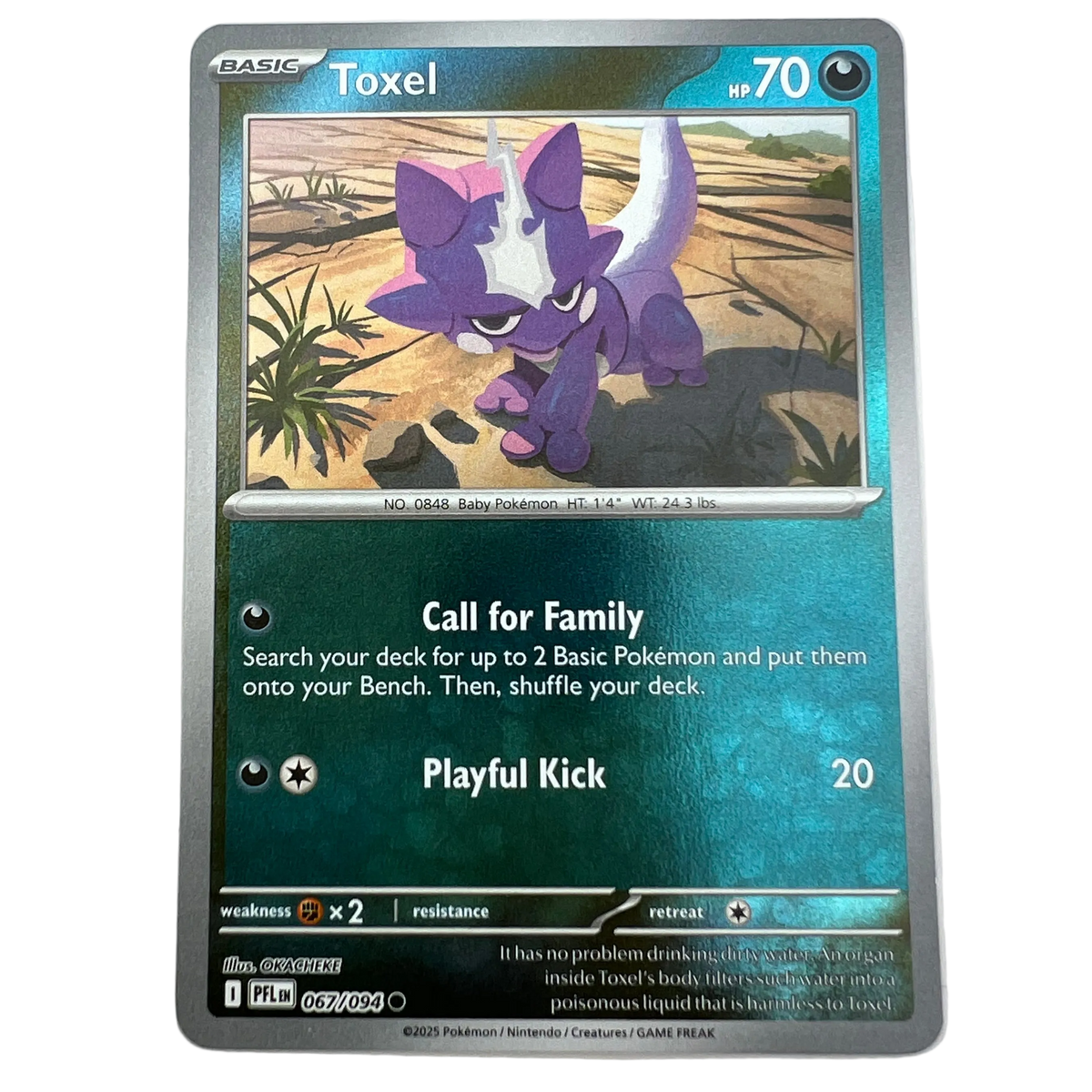 Toxel [Reverse Holo] #67 Phantasmal Flames