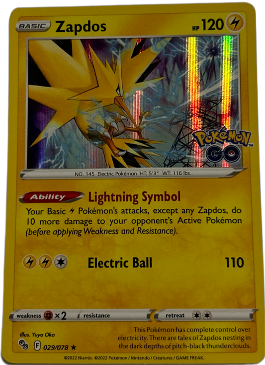 Zapdos [Holo] #29 Pokemon Go